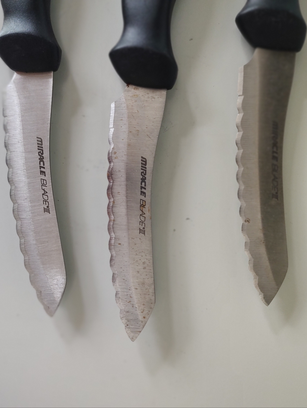 Miracle Blade 3 Steak Knives Lot Of Three Knives - Picture 5 of 7